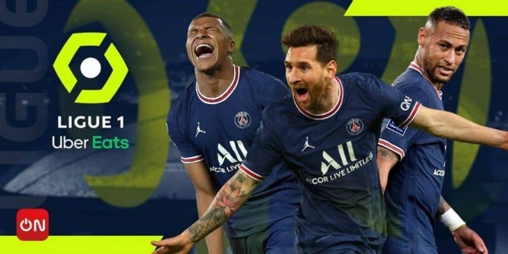 Giải bóng đá chuyên nghiệp Ligue 1.
